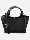 Micro Leather Tote Bag Black - TOD'S - BALAAN 2