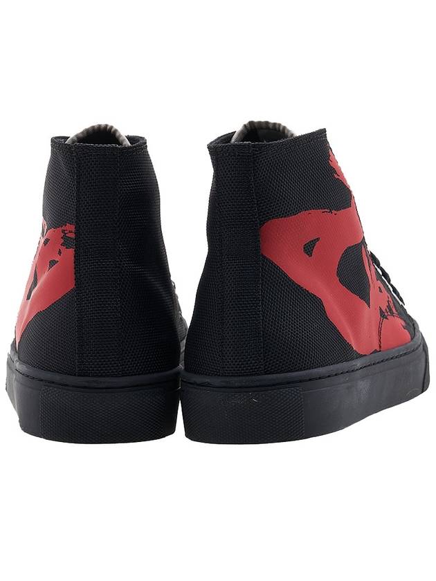 Primsol High Top Sneakers Black Red - VIVIENNE WESTWOOD - BALAAN 5