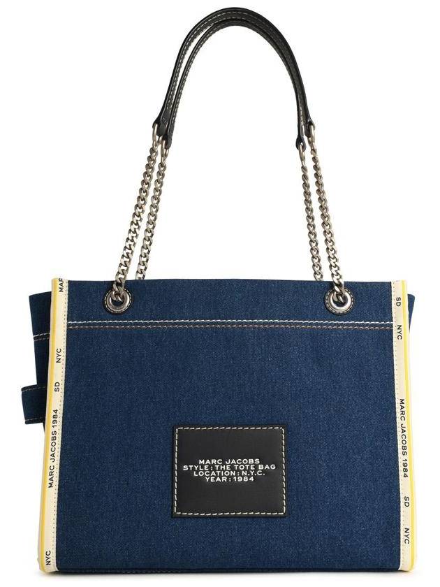 Marc Jacobs Medium 'Tote' Blue Denim Bag - MARC JACOBS - BALAAN 3