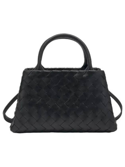 Intrecciato New Roma Tote Bag Black - BOTTEGA VENETA - BALAAN 2