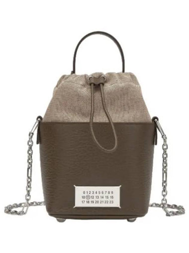 Small Bucket Shoulder Bag Bark Brown - MAISON MARGIELA - BALAAN 1