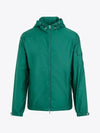 Etiache Rain Hooded Zip Up Emerald Green - MONCLER - BALAAN 2