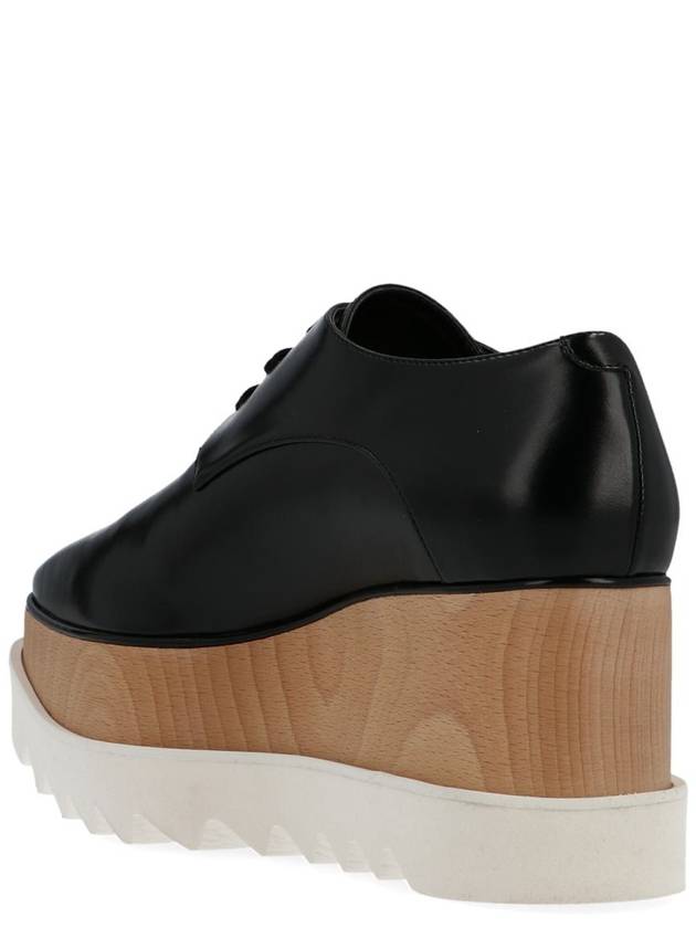 Wooden Platform Oxford Black - STELLA MCCARTNEY - BALAAN 3