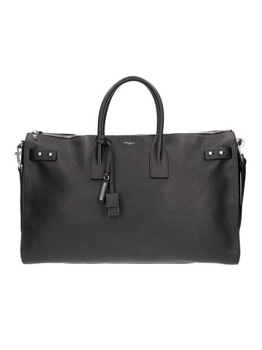 Sac De Jour Supple Duffel Bag Black - SAINT LAURENT - BALAAN 1