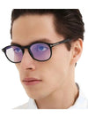 Blue light blocking glasses frame TF5680FB 001 horn rim Asian fit - TOM FORD - BALAAN 1