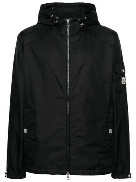 Etiache Rain Hooded Zip Up Black - MONCLER - BALAAN 2