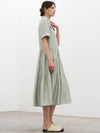 Tiered Shirring Dress_Mint - MITTE - 3