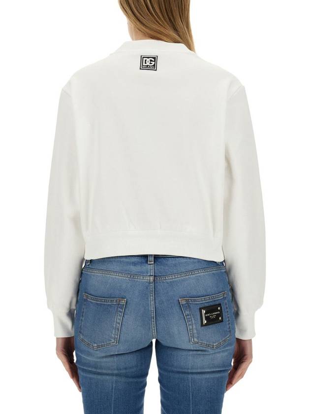 Sweater F9P35Z GDB4AW0800 White - DOLCE&GABBANA - BALAAN 4