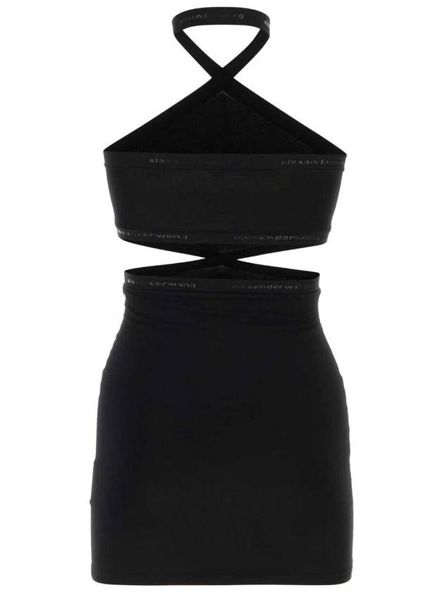 TB midi dress 4KC1236038 001 BLACK - ALEXANDER WANG - BALAAN 3