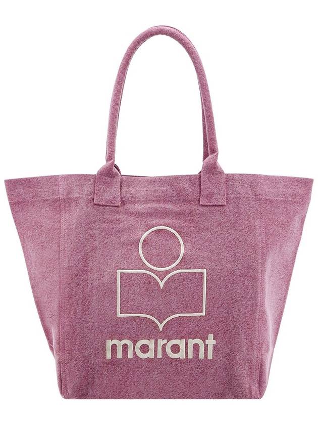 Yenky Logo Washed Cotton Tote Bag Pink - ISABEL MARANT - BALAAN 7