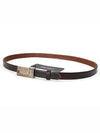 DG Logo Antique Plate Skinny Leather Belt Evano - DOLCE&GABBANA - BALAAN 3