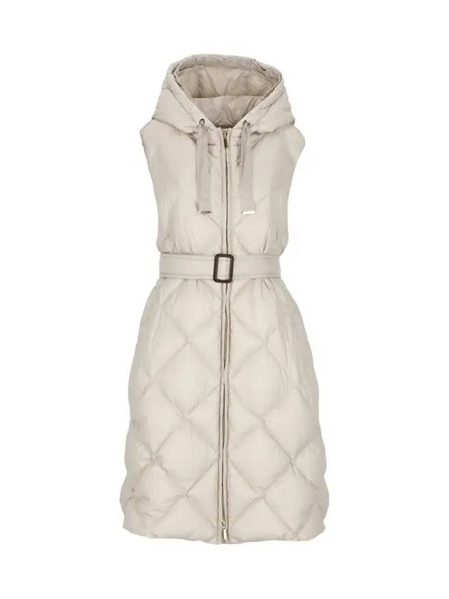 TREGIL hood quilted padded coat light beige 2392960836 031 - MAX MARA - BALAAN 1