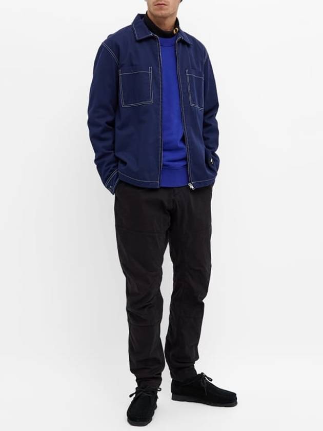 Wappen Patch Crew Neck Sweatshirt Royal Blue - STONE ISLAND - BALAAN 6