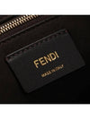 FF Jacquard Shoulder Bag Brown - FENDI - BALAAN 7