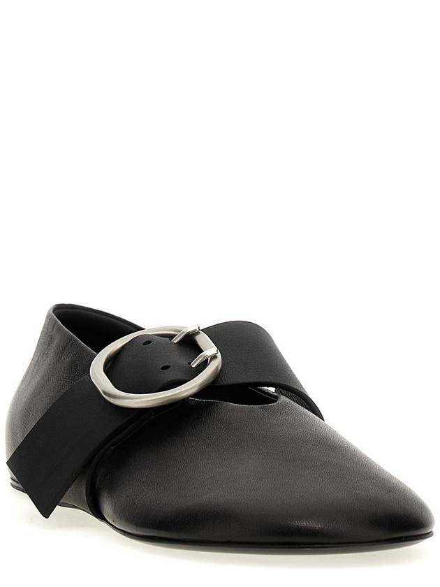 Jil Sander Buckle Ballet Flats - JIL SANDER - BALAAN 2