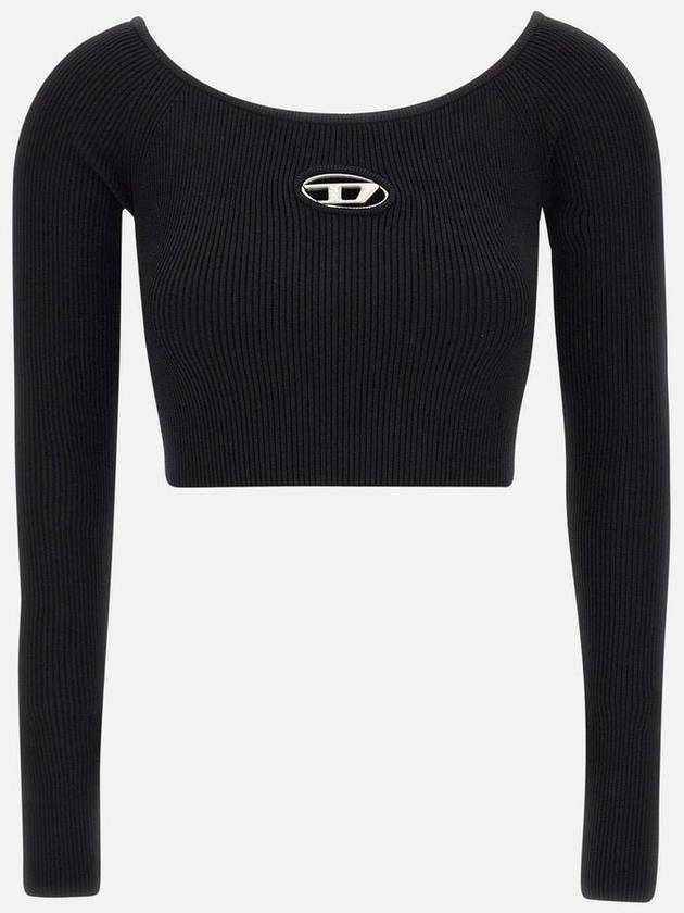 M-Vera-LS Long Sleeve T-Shirt Black - DIESEL - BALAAN 2