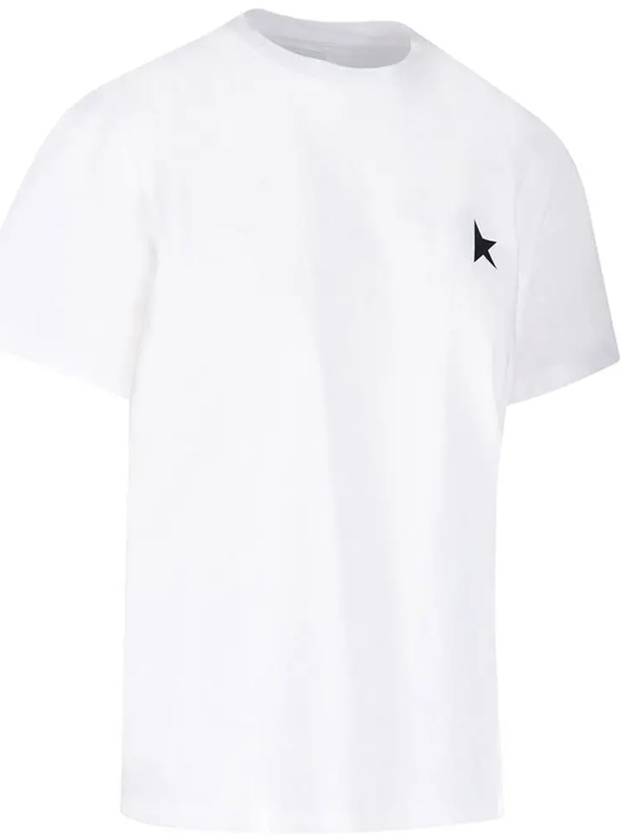 Black Star Collection Short Sleeve T-Shirt White - GOLDEN GOOSE - BALAAN 5