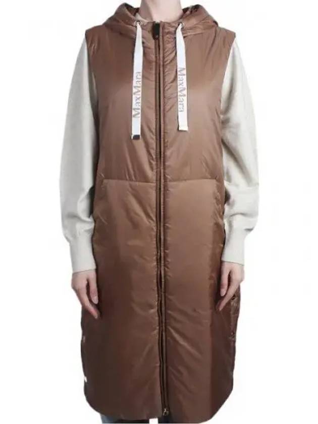 Cube Women s Greenjil Water Repellent Padded Vest Camel GREENGIL 051 271167 1119542 - MAX MARA - BALAAN 1