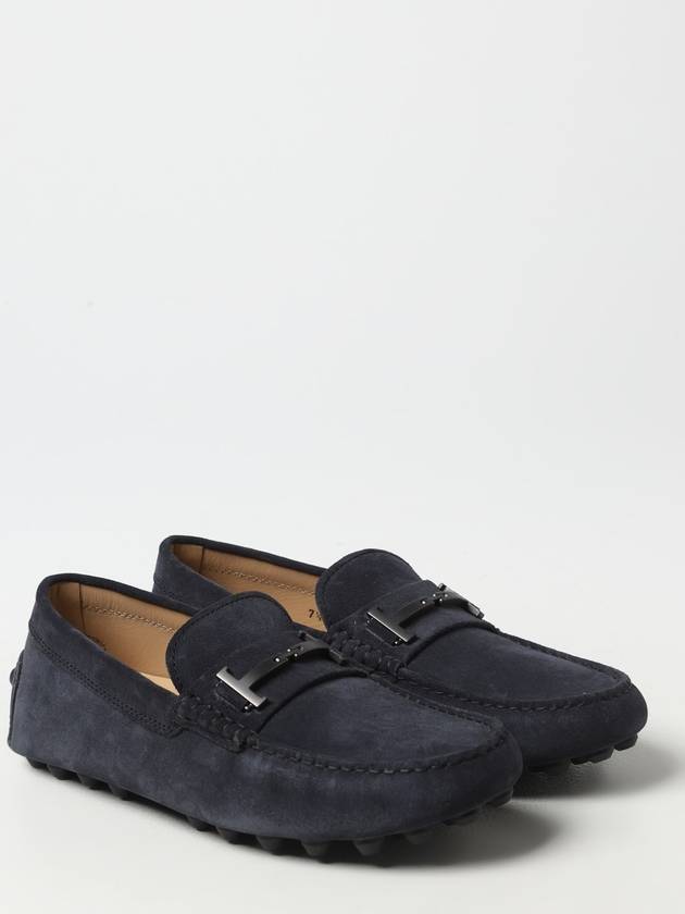 Gomino Double T Suede Driving Shoes Navy - TOD'S - BALAAN 2