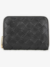 Intrecciato Zipped Coin Wallet Black - BOTTEGA VENETA - BALAAN 2