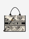 Zodiac Embroidery Medium Book Tote Bag Latte - DIOR - BALAAN 1