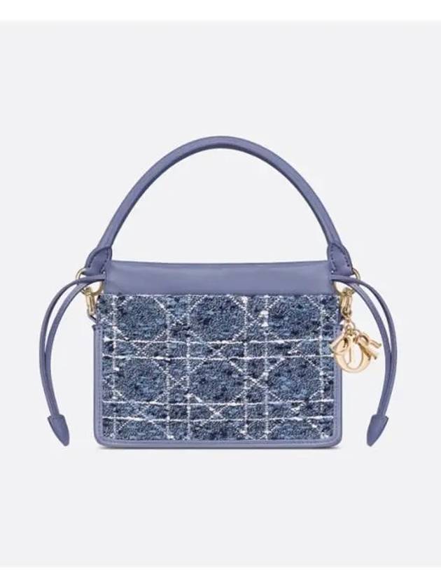 Lady Dior Milly Mini Bag Blue Cannage TweedS0981OMFY M52I - DIOR - BALAAN 5