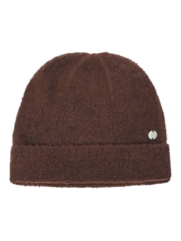 Teddy Merino Beanie Brown - OUR LEGACY - BALAAN.