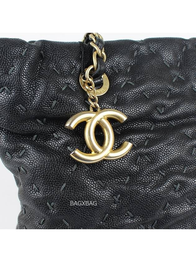 CH Season Wild Stitch Shoulder Bag Black CH42BG068 - CHANEL - BALAAN 5