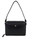 Small Cloud Leather Shoulder Bag Black - COURREGES - BALAAN 2