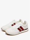 Astel Leather Low Top Sneakers White - BALLY - BALAAN 4