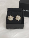 Circular castle crystal logo earrings AB6635 - CHANEL - BALAAN 1