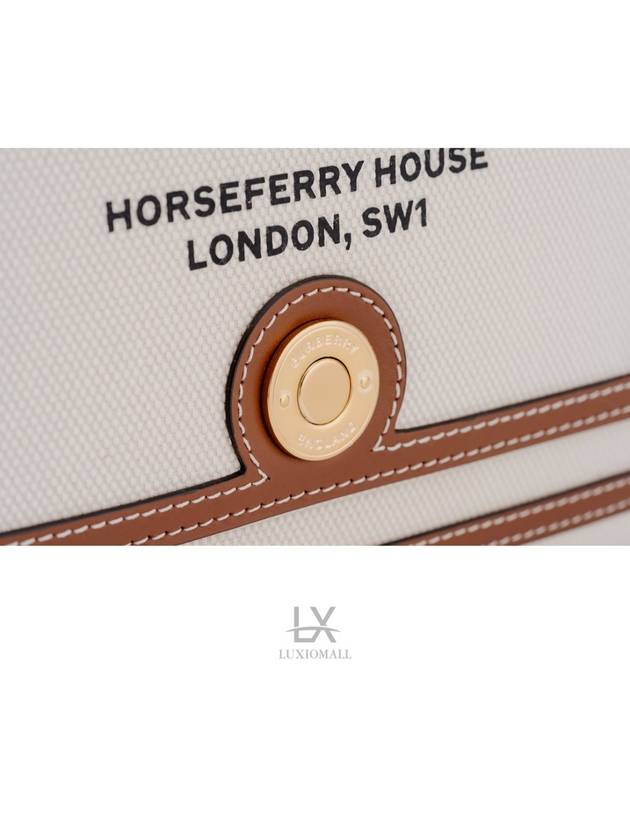 Horseferry Canvas Note Cross Bag Beige - BURBERRY - BALAAN 6