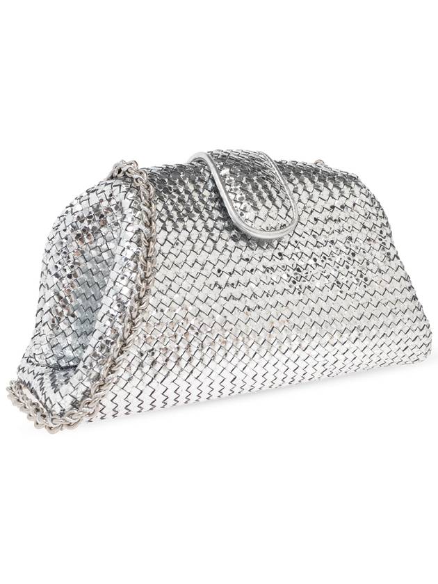 Bottega Veneta Shoulder Bag Lauren 1980 Medium, Women's, Silver - BOTTEGA VENETA - BALAAN 4