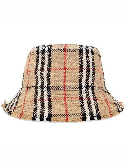 Vintage Check Boucle Bucket Hat 8063742 Others 1009893 - BURBERRY - BALAAN 1