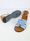 Santorini Sandals Denim 36 5 H241075Z CB - HERMES - BALAAN 3