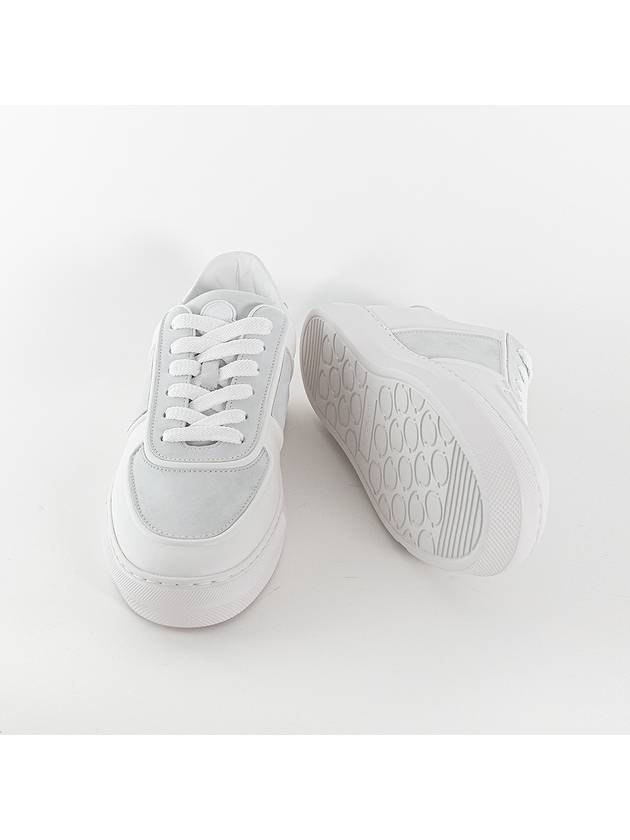 Neue York Leather Low Top Sneakers White - MONCLER - BALAAN 3