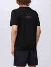 Shadow Back Graphic Print Short Sleeve T-Shirt Black - STONE ISLAND - BALAAN 4