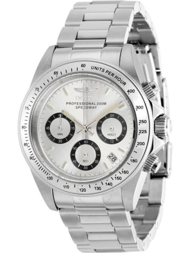 Invicta Speedway Chronograph GMT Quartz Silver Dial Men's Watch 37167 - INVICTA - BALAAN 1