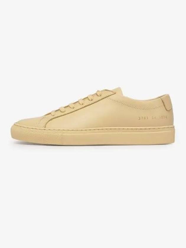 Original Achilles Low Top Sneakers Yellow - COMMON PROJECTS - BALAAN 2