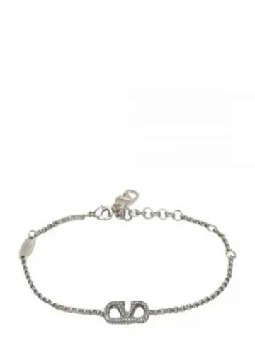 24 4W0J0F84 YCW 68S 4W2J0F84 Metal V LOGO Signature Bracelet 1241225 - VALENTINO - BALAAN 1