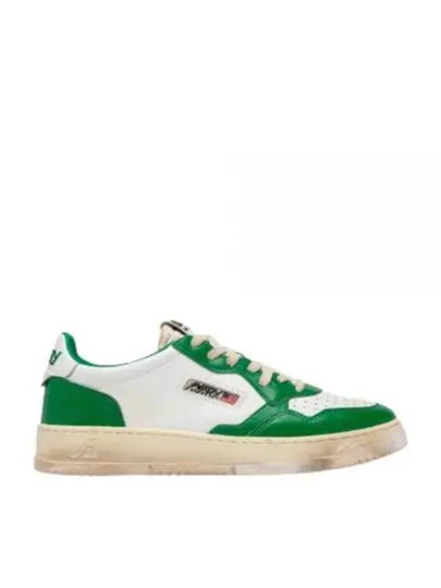 Super Vintage Low Top Sneakers Green - AUTRY - BALAAN 2