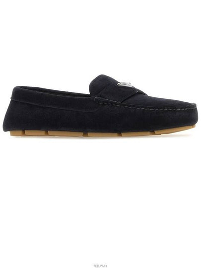 Suede Loafers Navy - PRADA - BALAAN 2