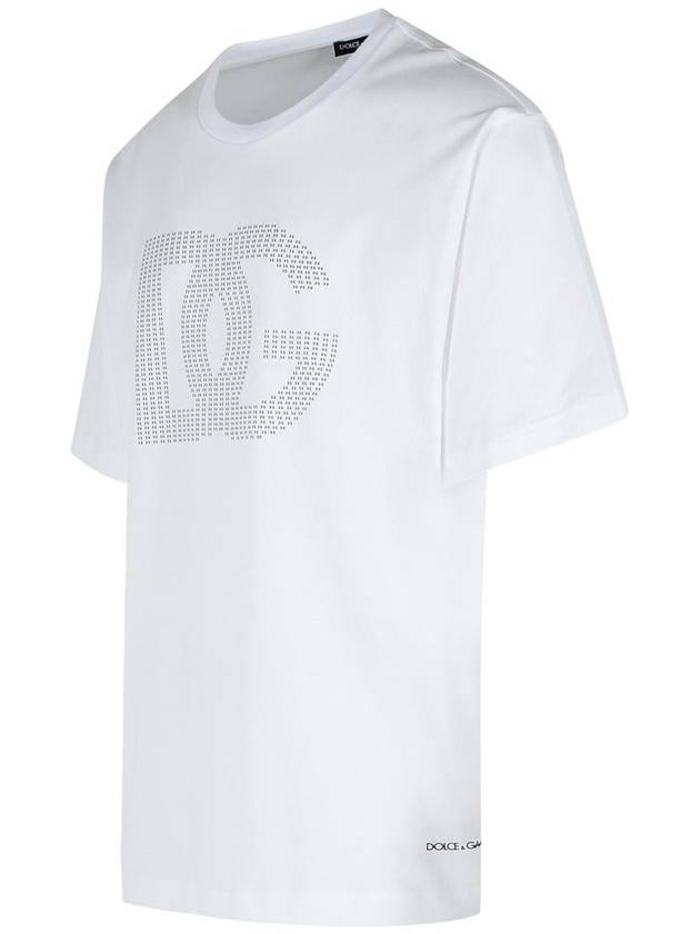 Dolce & Gabbana White Cotton T-Shirt - DOLCE&GABBANA - BALAAN 2