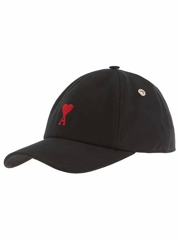 De Coeur Embroidered Logo Ball Cap Black - AMI - BALAAN 5