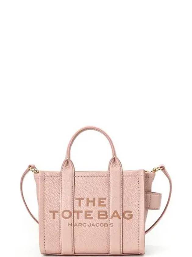 Mini Micro Leather Tote Bag Rose - MARC JACOBS - BALAAN 2