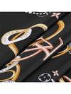 Vivienne And Beyond 90 Square Silk Scarf Black - LOUIS VUITTON - BALAAN 3