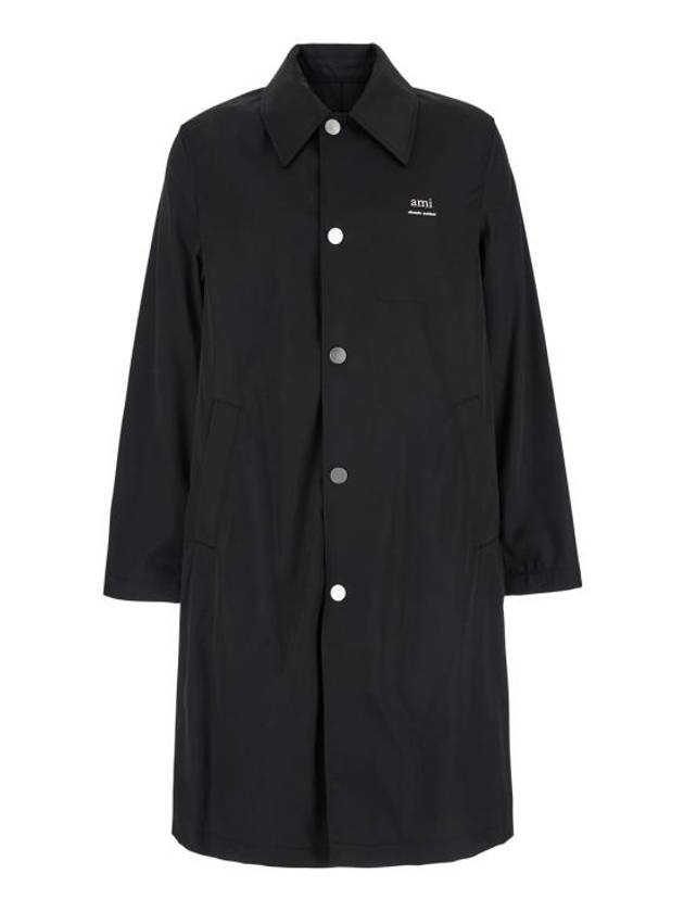 Alexandre Mattiussi Rain Coat Black - AMI - BALAAN 1