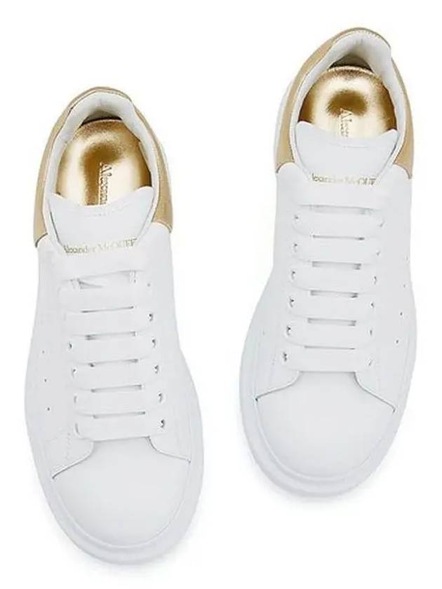 Oversole Gold Tab Low Top Sneakers White - ALEXANDER MCQUEEN - BALAAN 8