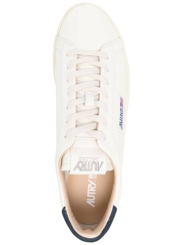 Autry Dallas Low White Leather And Space Sneakers - AUTRY - BALAAN 3