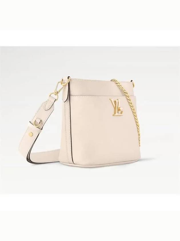 Lock And Walk Lock Me Leather Shoulder Bag Ivory - LOUIS VUITTON - BALAAN 3